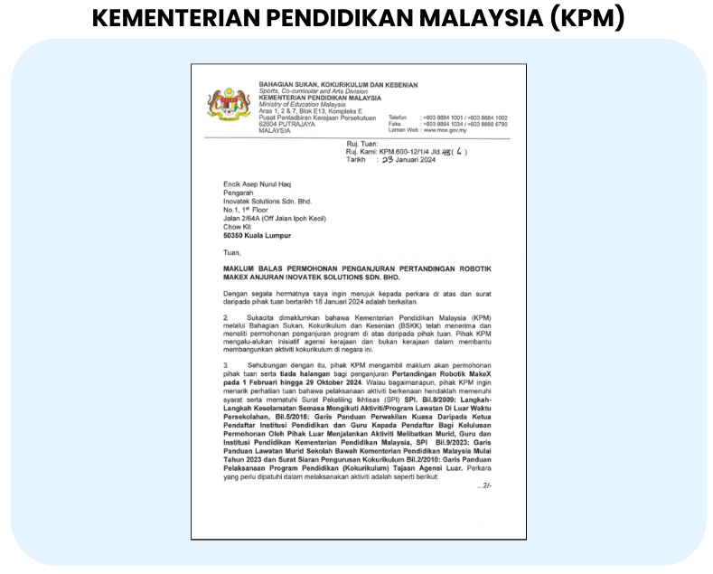 KPM LETTER