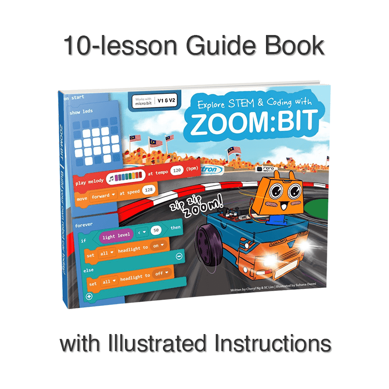 ZOOM:BIT Robot Car Kit for micro:bit (V2 included) 